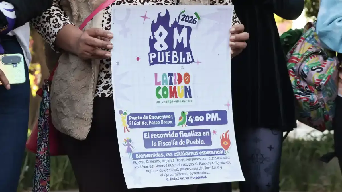 Anuncian marcha “Latido Común” por el 8M en Puebla