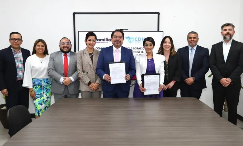 SEDIF y CDH firman acuerdo por derechos humanos