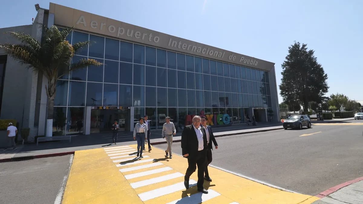 El único vuelo internacional de Puebla ganó más número de pasajeros que los nacionales