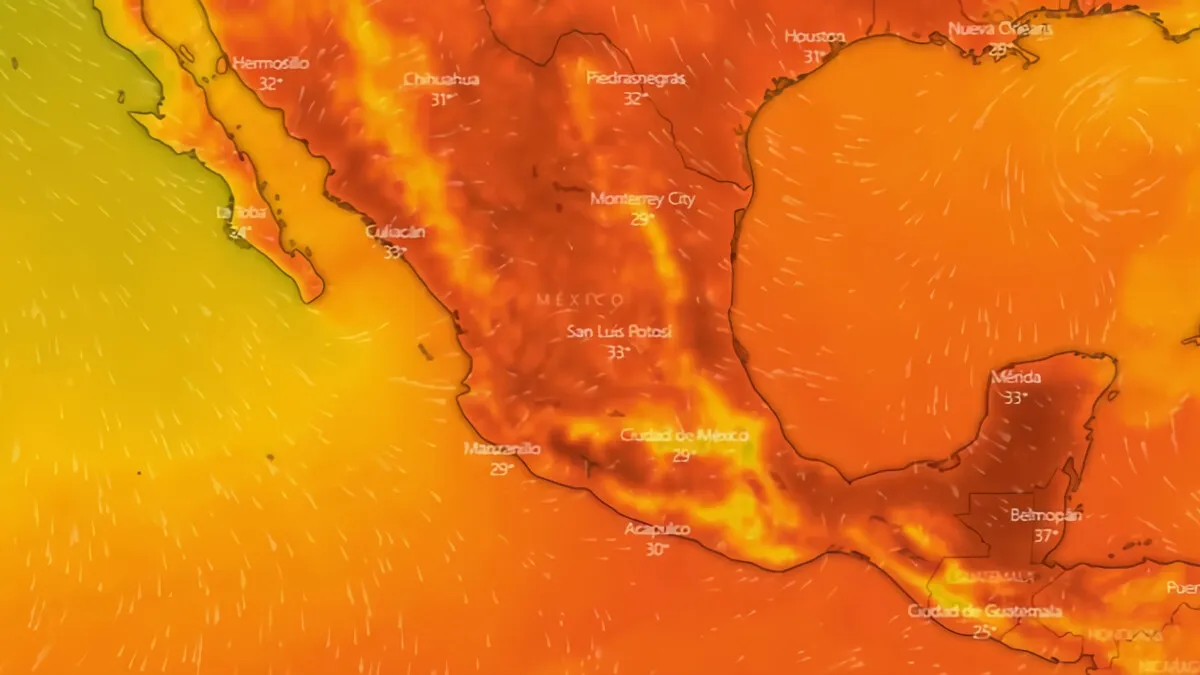 Hoy entra la primera ola de calor a México con hasta 45 grados