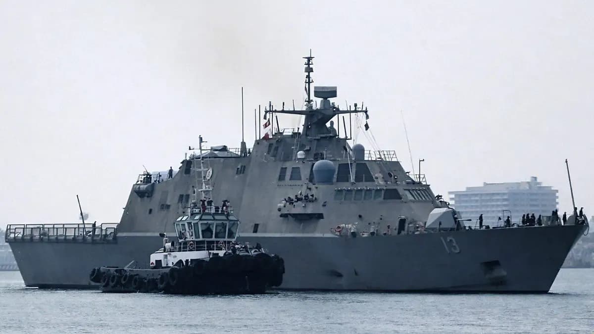 Buque estadounidense USS Wichita arriba al puerto de Veracruz