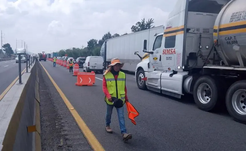 Si vas a circular por la autopista México-Puebla, toma nota: habrá cierres