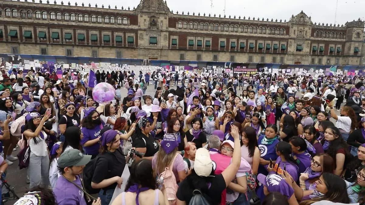 La mayoría de las manifestaciones del 8M fueron pacíficas: Sheinbaum
