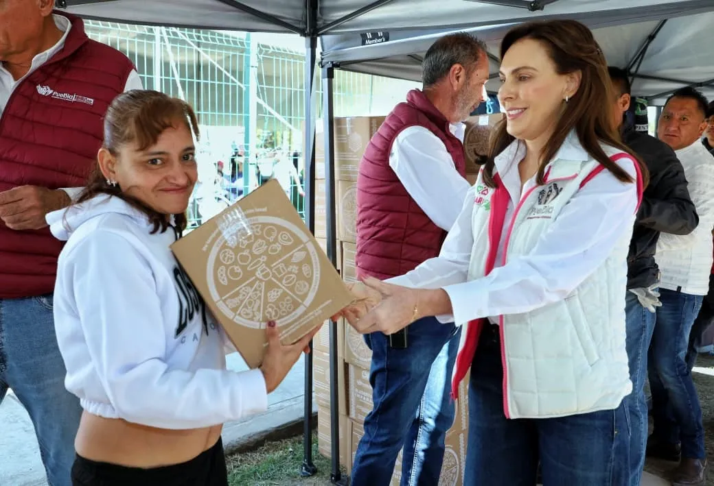 Refuerzan seguridad alimentaria con programa social en juntas auxiliares