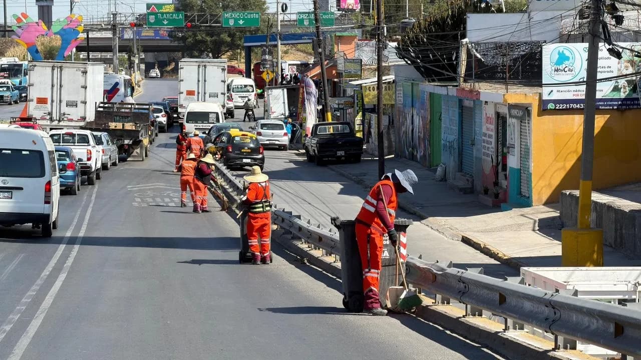 Mejoran accesos principales con operativo integral de limpieza