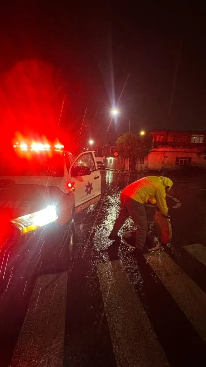 Mantienen monitoreo y acciones preventivas por precipitaciones