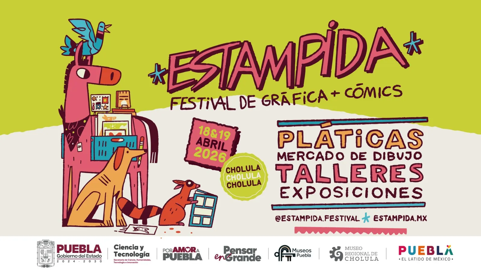 Festival Estampida en Cholula reunirá a más de 80 artistas gráficos