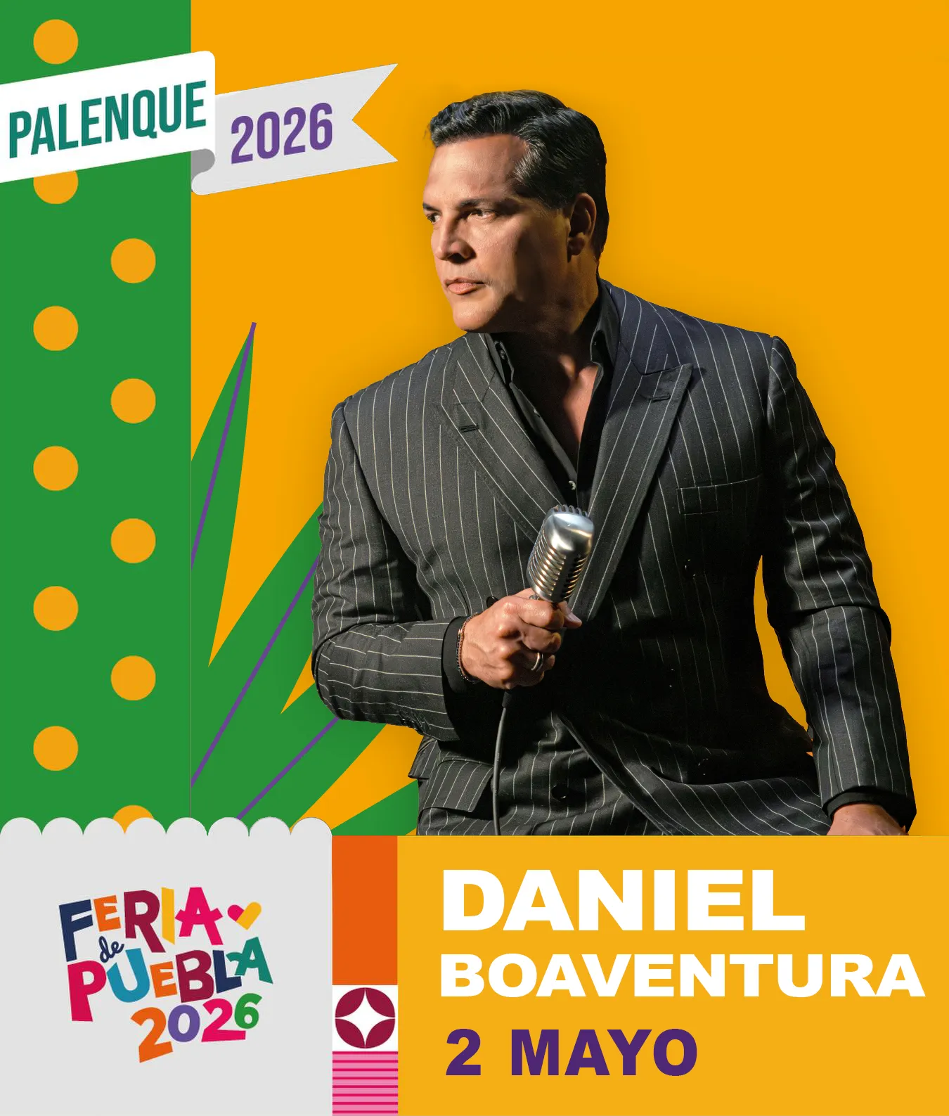 Daniel Boaventura llega al Palenque de Puebla con romanticismo internacional