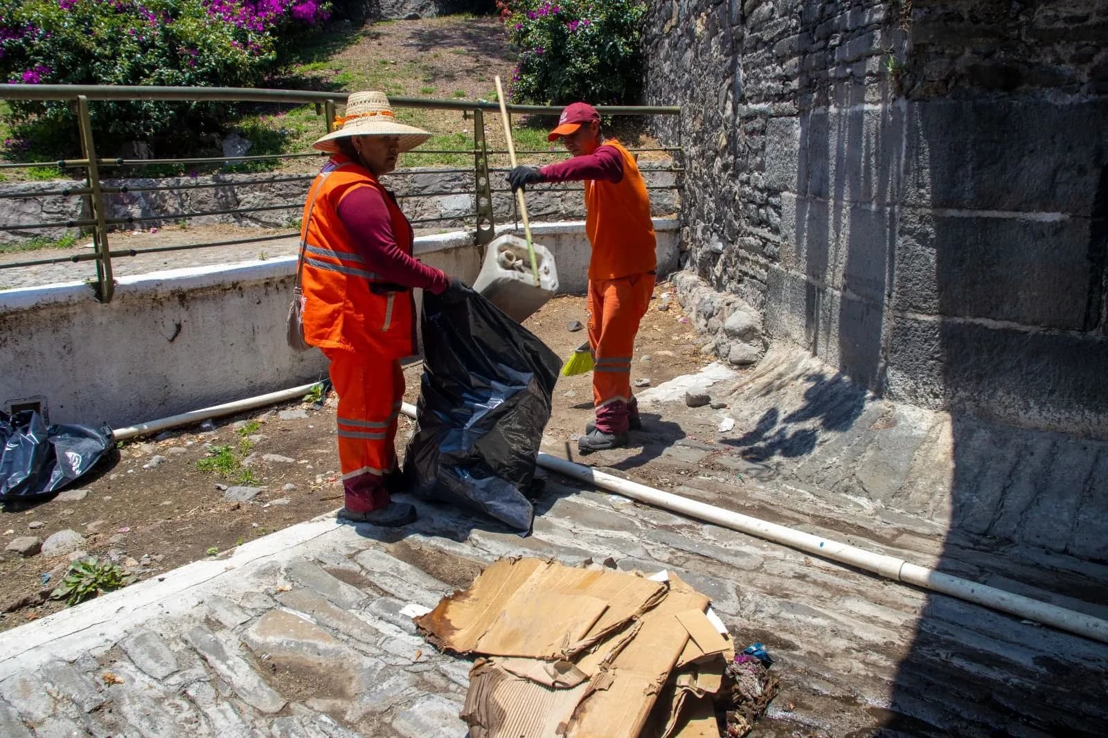 Impulsan mantenimiento urbano en zonas de alta afluencia