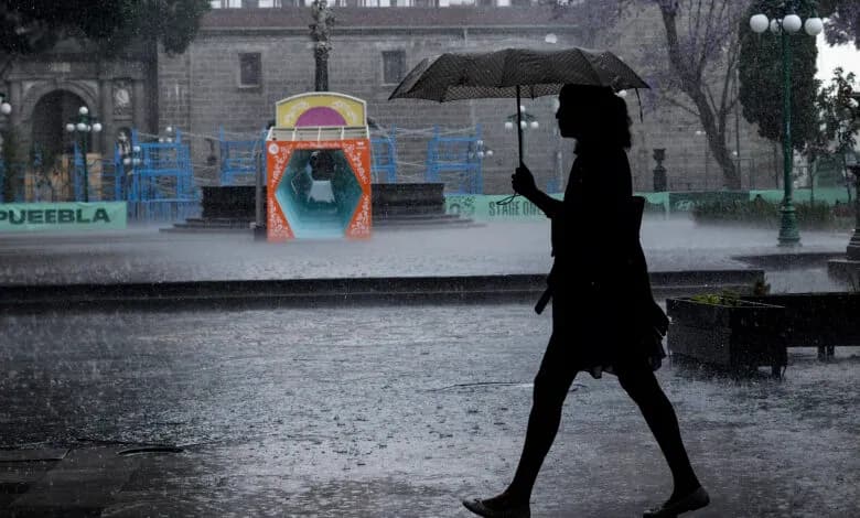 Continuarán lluvias fuertes y granizo en Puebla este jueves