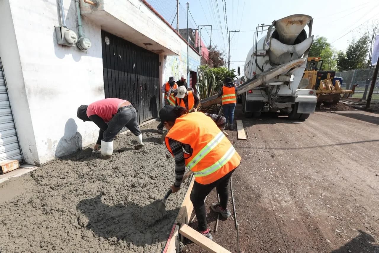 Supervisan obra vial en San Baltazar Campeche