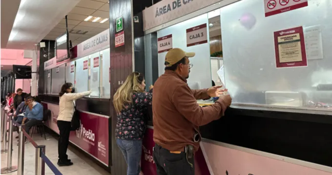 Amplía Puebla puntos de pago de predial para contribuyentes