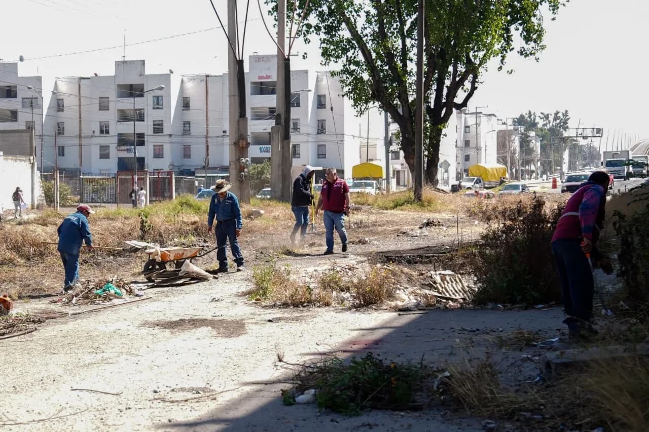 Avanza mantenimiento en puntos estratégicos de Puebla