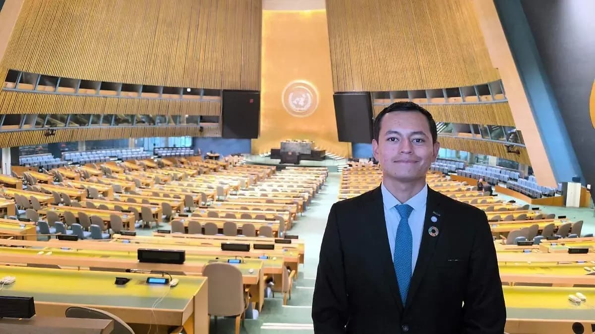 Participa estudiante de la BUAP en foro mundial de la ONU