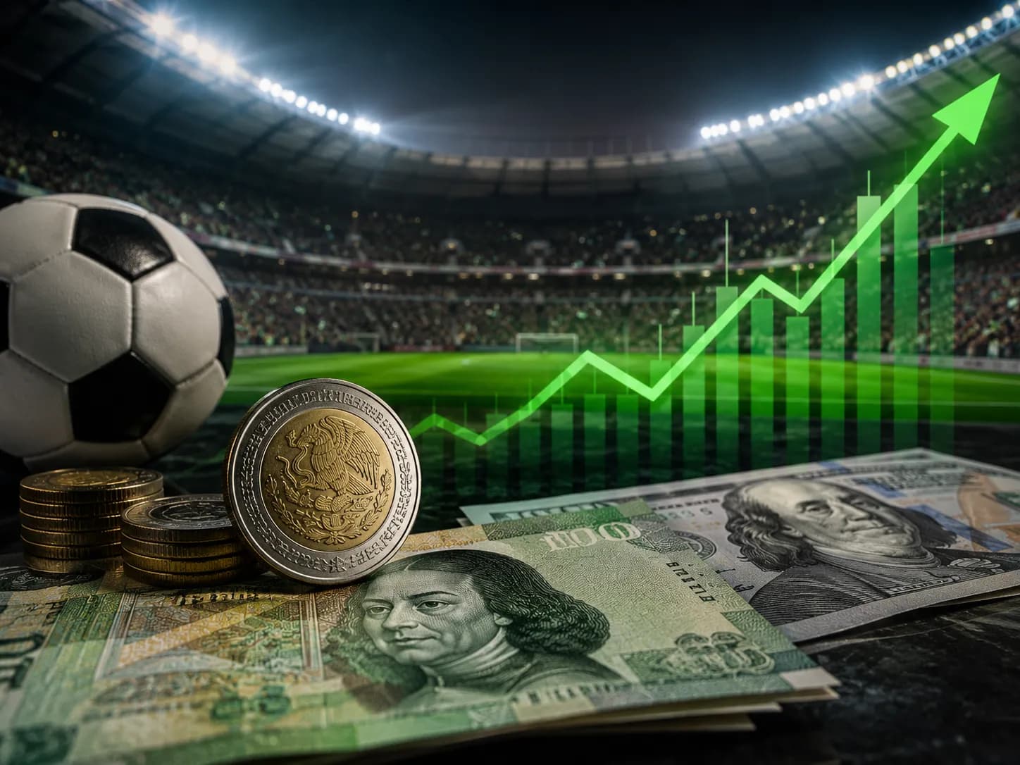 Peso mexicano gana terreno frente al dólar tras el arranque del Mundial 2026