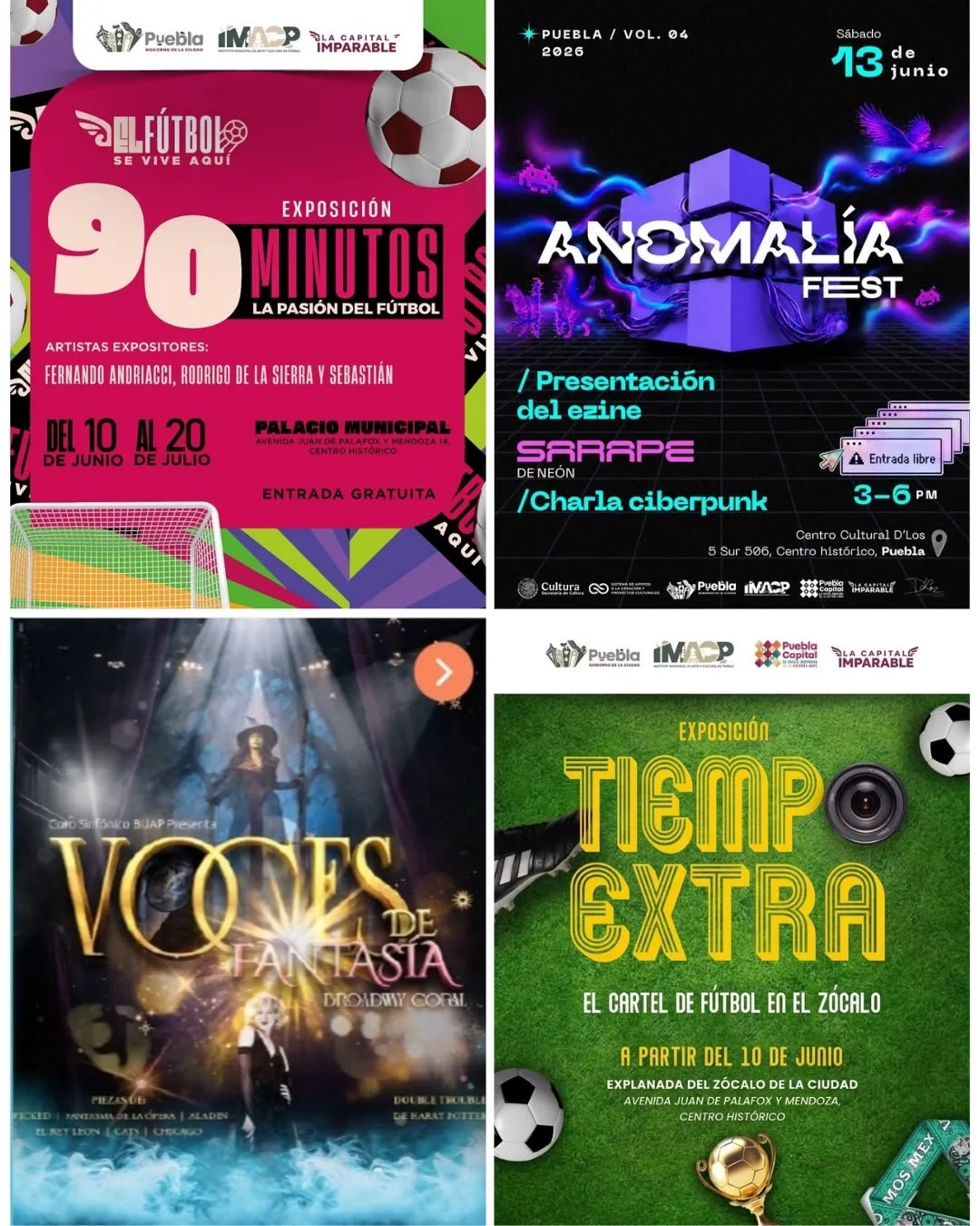 Puebla vive un fin de semana cultural