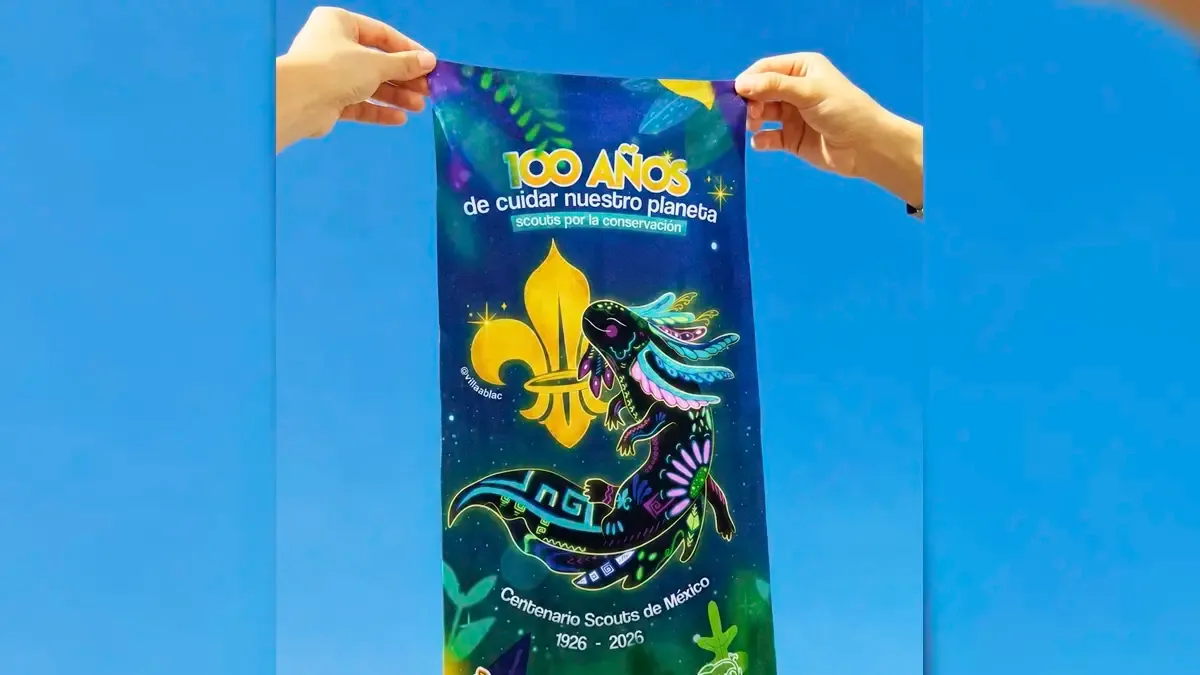 Jóvenes scouts de México promueven campaña de donativos para conservación del ajolote