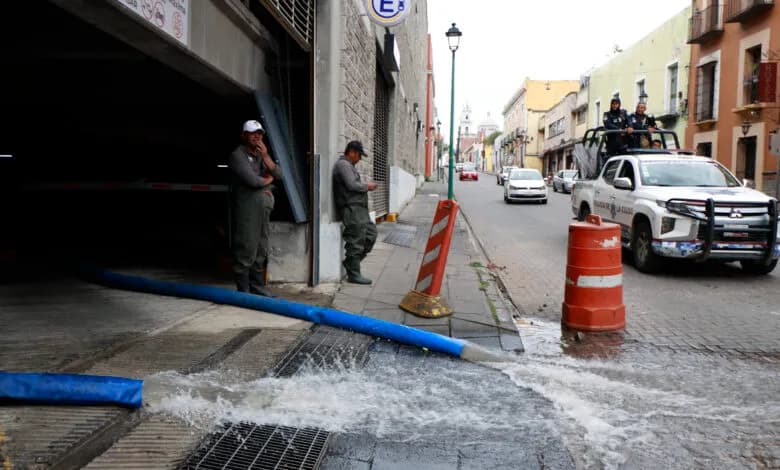 CMIC: estudio del drenaje de Puebla para frenar las inundaciones