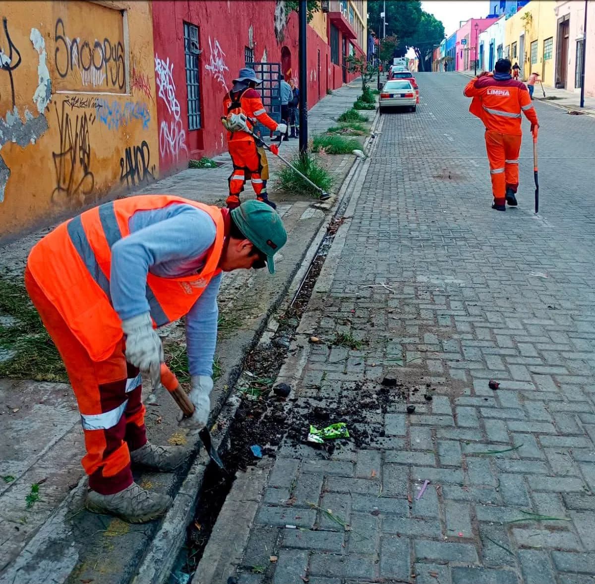 Gobierno de la Ciudad realiza jornada de limpieza en la 2 Oriente ante temporada de lluvias