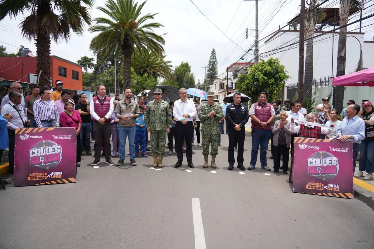 Gobierno de la Ciudad entrega rehabilitación vial en la Junta Auxiliar Ignacio Zaragoza