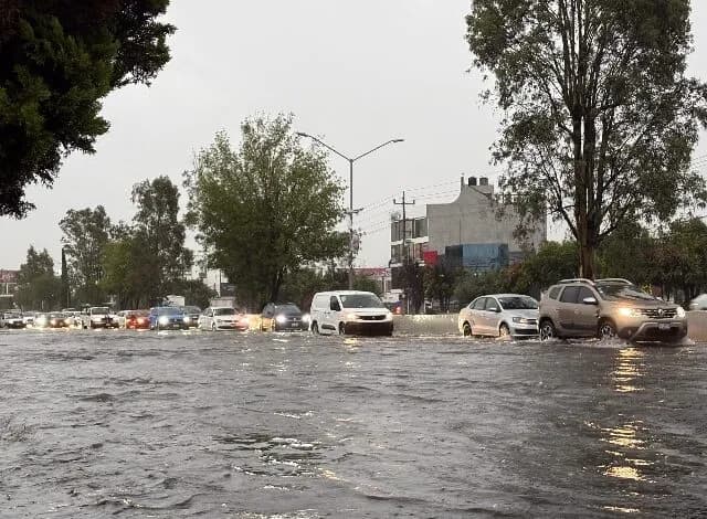 Alerta en Puebla capital por lluvias de la tarde