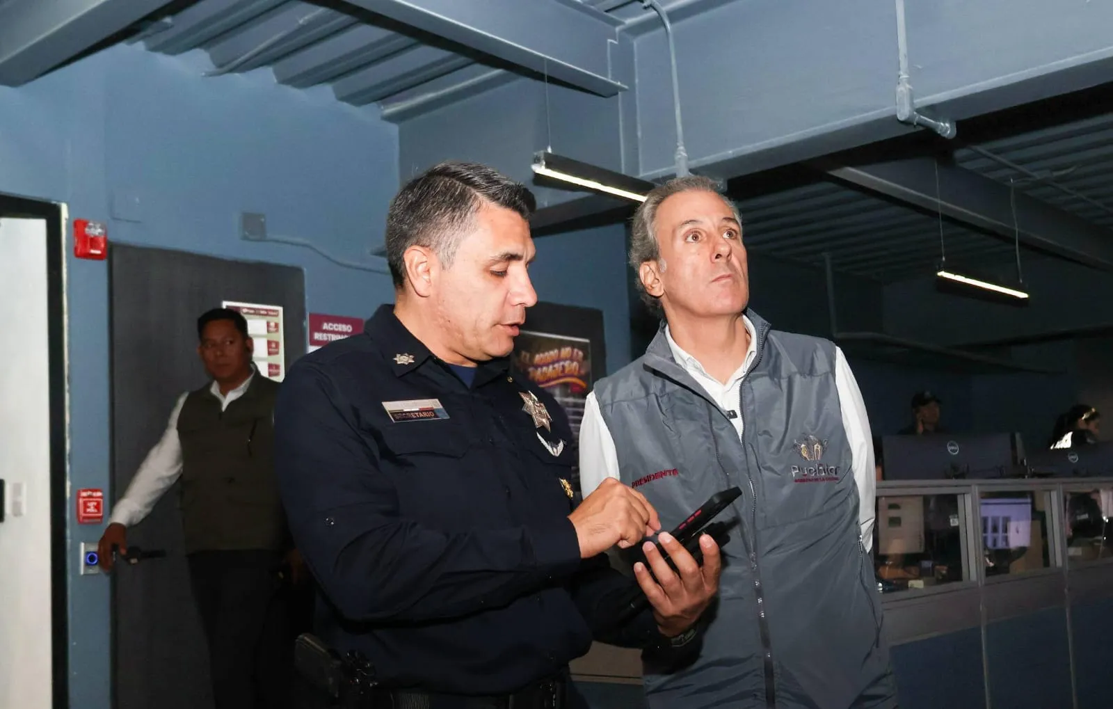 Alcalde de Puebla mantiene vigilancia de las lluvias desde la DGERI
