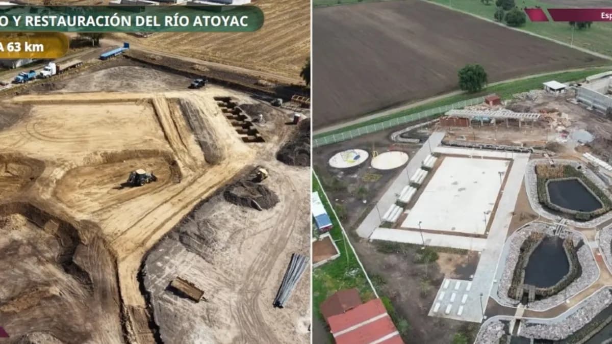 Saneamiento del río Atoyac va al 85%; construyen parque y centro de monitoreo