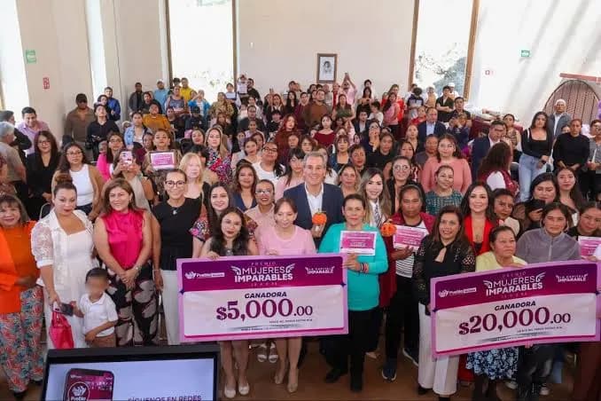 Gobierno de la Ciudad duplica apoyos del Premio Mujeres Imparables y beneficia a 50 poblanas