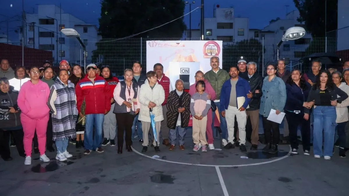 Gobierno de la Ciudad de Puebla moderniza 132 luminarias y logra cobertura LED al 100% en Villa Frontera