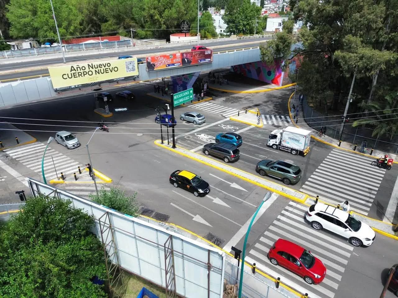 Gobierno de la Ciudad renueva cruce de 14 Sur y Valsequillo con infraestructura accesible