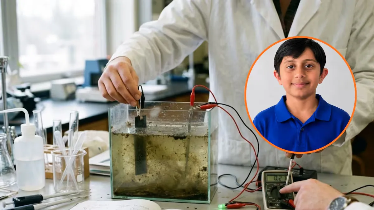 Un estudiante de primaria logró transformar agua sucia en electricidad: ¿cómo lo hizo?