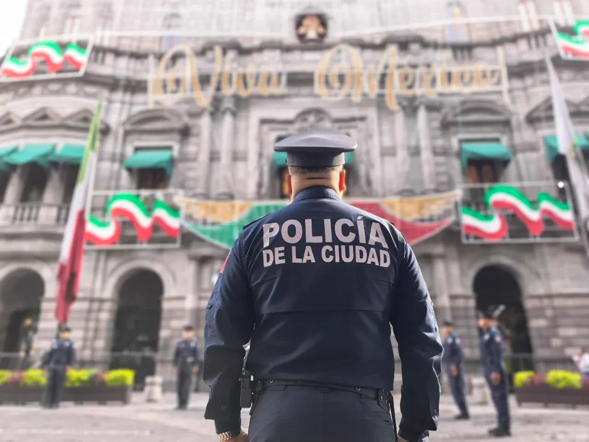 Ayuntamiento de Puebla desplegó más de mil elementos y tres anillos de seguridad durante Fiestas Patrias