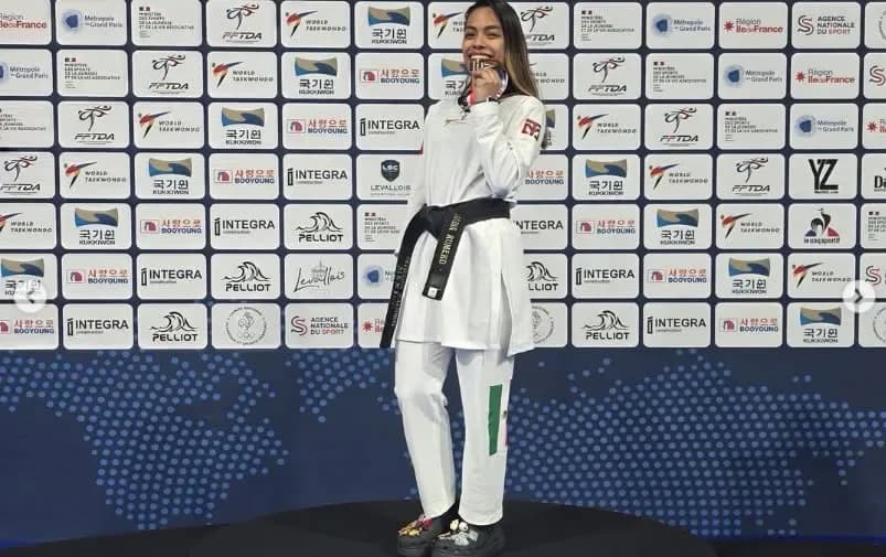Claudia Romero conquista el oro en el Grand Prix de Para Taekwondo de París