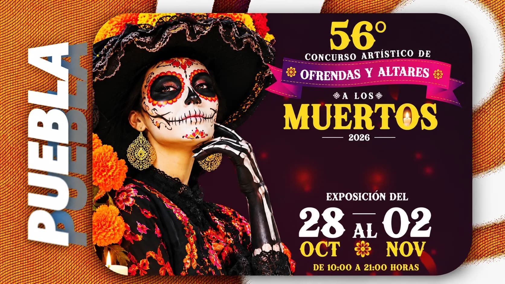 ¿Ya estás preparando tu ofrenda? Puebla abre concurso con premios de hasta 14 mil pesos