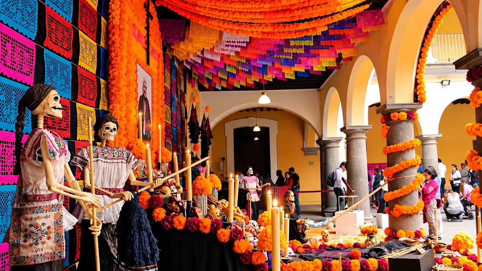 ¿Quieres montar una ofrenda? Puebla abre la convocatoria para su concurso de altares de Día de Muertos