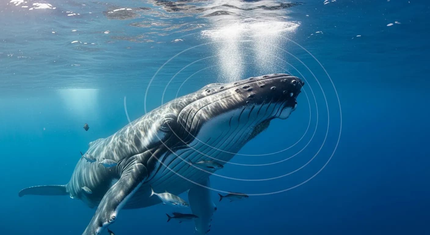 Investigadores estudian las señales acústicas de la ballena de Omura