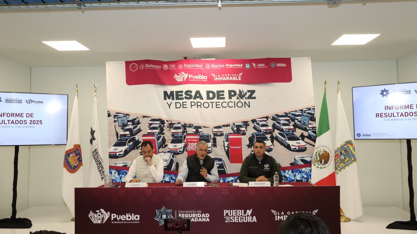 Estrategias de seguridad dan resultados y bajan delitos en Puebla Capital
