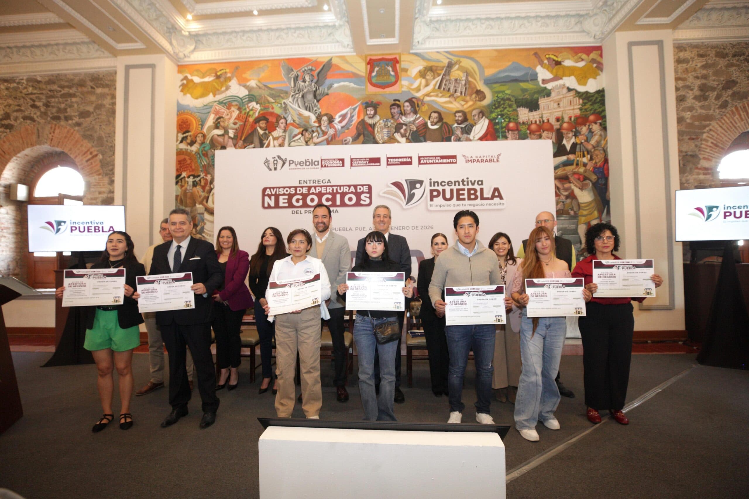 Programa Incentiva Puebla facilita la apertura de más de 2 mil negocios en la capital