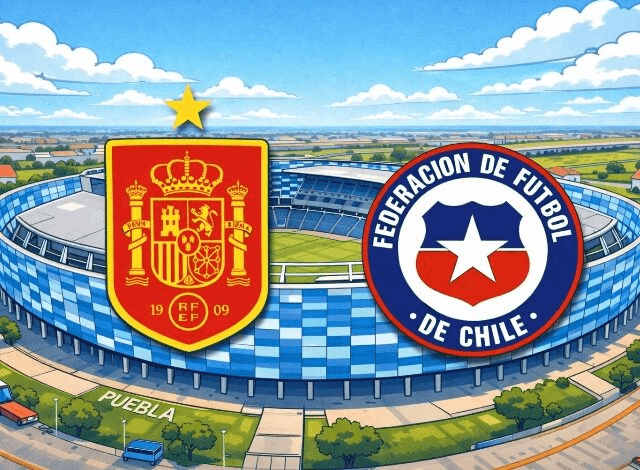 Confirmado: choque España–Chile en el Estadio Cuauhtémoc